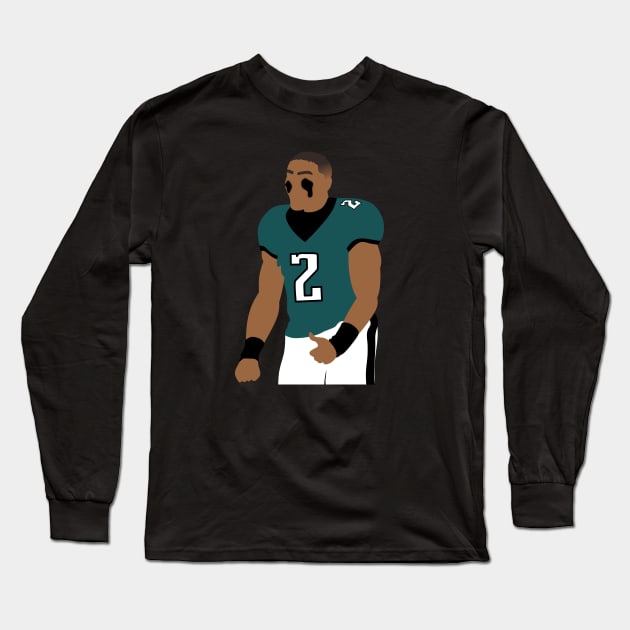 JALEN HURTS Long Sleeve T-Shirt by sofjac